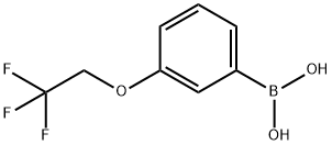 3-(2,2,2-三氟乙氧基)苯基硼酸, 850593-08-7, 结构式