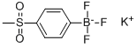 POTASSIUM (4-METHYLSULFONYLPHENYL)TRIFLUOROBORATE 化学構造式