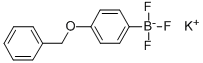 (4-苄氧基苯基)三氟硼酸钾 结构式