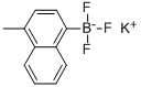 (4-甲基-1-萘)三氟硼酸钾, 850623-55-1, 结构式