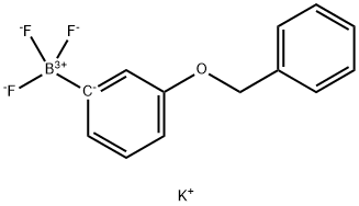 POTASSIUM (3-BENZYLOXYPHENYL)TRIFLUOROBORATE Structure