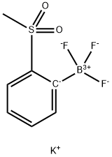 POTASSIUM (2-METHYLSULFONYLPHENYL)TRIFLUOROBORATE Structure