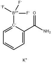 POTASSIUM (2-AMINOCARBONYLPHENYL)TRIFLUOROBORATE Struktur