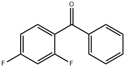 (2,4-ジフルオロフェニル)フェニルケトン 化学構造式