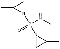 N-methyl-P,P-bis(2-methylaziridin-1-yl)phosphinamide Structure