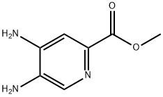 4,5-二氨基吡啶-2-羧酸甲酯 结构式