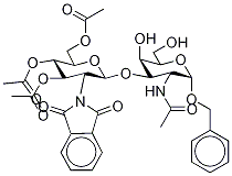 Benzyl 2-(AcetylaMino)-2-deoxy-3-O-[3,4,6-tri-O-acetyl-2-deoxy-2-phthaliMido-β-D-glucopyranosyl]-α-D-galactopyranoside,85069-37-0,结构式