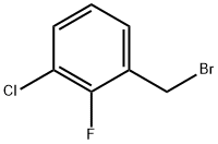 3-Chloro-2-fluorobenzyl bromide Struktur