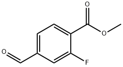 2-氟-4-醛基苯甲酸甲酯, 85070-58-2, 结构式