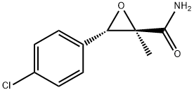 (2R,3S)-3-(4-CHLOROPHENYL)-2-METHYLOXIRANE-2-CARBOXAMIDE Structure