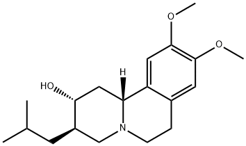 (+)-α-ジヒドロテトラベナジン 化学構造式
