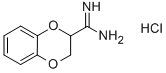 2,3-DIHYDRO-1,4-BENZODIOXINE-2-CARBOXIMIDAMIDE HYDROCHLORIDE 化学構造式