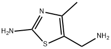 5-Aminomethyl-4-methyl-thiazol-2-ylamine Structure