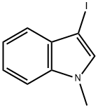 3-碘-1-甲基-1H-吲哚 结构式