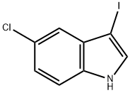 5-CHLORO-3-IODOINDOLE Structure