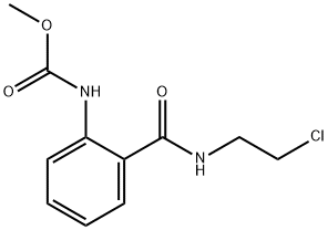 methyl [2-[(2-chloroethyl)aminocarbonyl]phenyl]carbamate 结构式