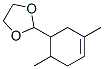 2-(3,6-dimethyl-3-cyclohexen-1-yl)-1,3-dioxolane Struktur