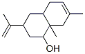 1,2,3,4,4a,5,8,8a-octahydro-7,8a-dimethyl-3-(1-methylvinyl)-1-naphthol Struktur
