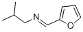 N-(2-フラニルメチレン)-2-メチル-1-プロパンアミン 化学構造式