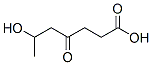 4-oxo-6-hydroxyheptanoic acid Struktur