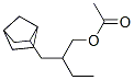 β-エチルビシクロ[2.2.1]ヘプタン-2-プロパン-1-オールアセタート 化学構造式