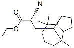 ethyl alpha-cyanodecahydro-4,8,8-trimethyl-1,4-methanoazulene-9-propionate 结构式