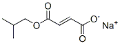 sodium isobutyl 2-butenedioate Struktur