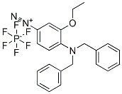 4-[bis(benzyl)amino]-3-ethoxybenzenediazonium hexafluorophosphate 结构式