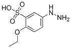 2-ethoxy-5-hydrazinobenzenesulphonic acid Structure