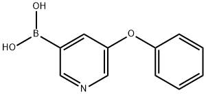 5-PHENOXY-3-PYRIDINYL)BORONICACID, 850991-33-2, 结构式