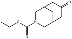 TERT-BUTYL 7-OXO-3-AZABICYCLO[3.3.1]NONANE-3-CARBOXYLATE Struktur
