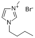 1-ブチル-3-メチルイミダゾリウムブロミド 化学構造式