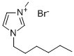 1-HEXYL-3-METHYLIMIDAZOLIUM BROMIDE Structure