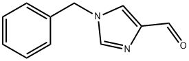 1-苄基-咪唑-4-甲醛 结构式