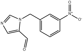 3-(3-NITRO-BENZYL)-3H-IMIDAZOLE-4-CARBALDEHYDE 结构式