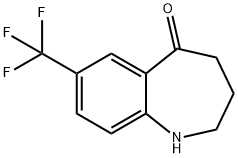 7-(三氟甲基)-3,4-二氢-1H-苯并[B]氮杂革-5(2H)-酮, 851045-54-0, 结构式