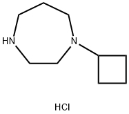 1-Cyclobutyl-[1,4]diazepanedihydrochloride Structure