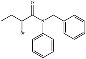 N-BENZYL-2-BROMO-N-PHENYLBUTANAMIDE Structure