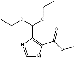 5-二乙氧基甲基咪唑-4-羧酸甲酯 结构式