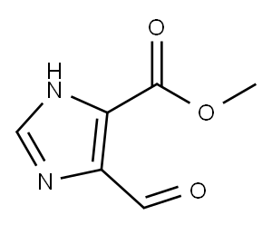 5-Formylimidazole-4-carboxylic acid methyl ester Structure