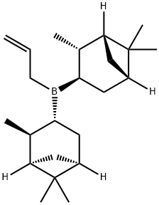 (-)-IPC2B(烯丙基)硼烷,85116-38-7,结构式