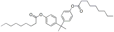 isopropylidenedi-p-phenylene dinonan-1-oate 结构式