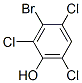 3-bromo-2,4,6-trichlorophenol,85117-86-8,结构式