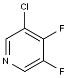 3-Chloro-4,5-difluoropyridine Structure