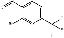 2-溴-4-三氟甲基苯甲醛 结构式