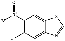 Benzothiazole, 5-chloro-6-nitro- (9CI) 结构式