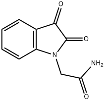 2-(2,3-dioxo-2,3-dihydro-1H-indol-1-yl)acetamide, 85124-17-0, 结构式