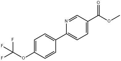 6-(4-Trifluoromethoxyphenyl)-nicotinic acid Structure