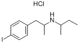 4-IODO-N-SEC-BUTYL-AMPHETAMINE-HYDROCHLORIDE 结构式