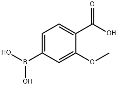 3-甲氧基-4-羧基苯硼酸, 851335-12-1, 结构式